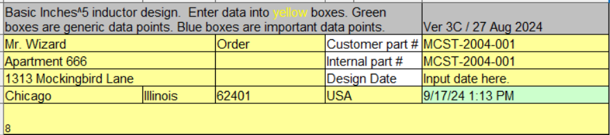 Customer box